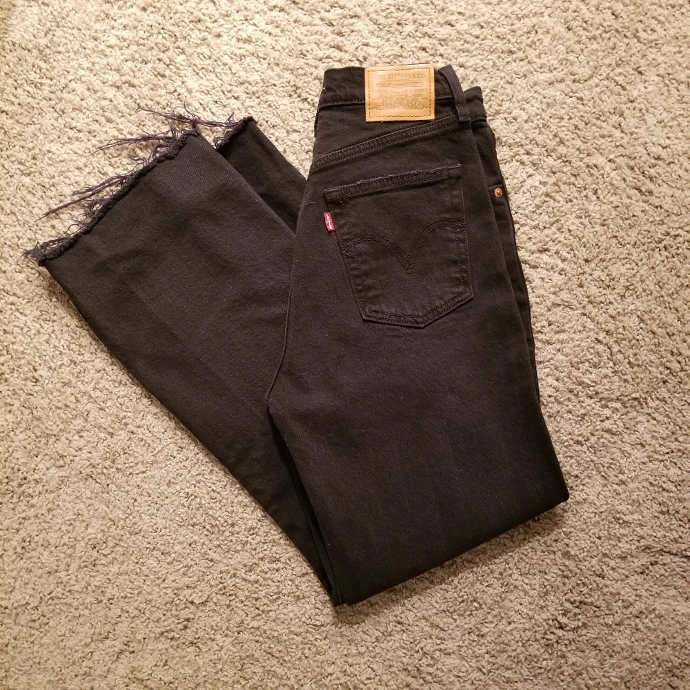 Levi's Ribcage Cropped Flare Jeans